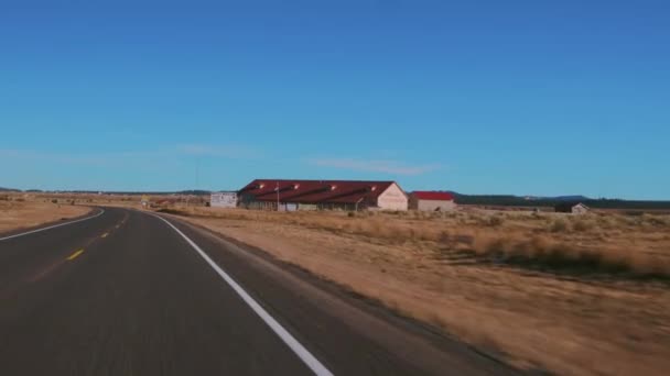 Routes de campagne vers Bryce Canyon en Utah - POV driving — Video