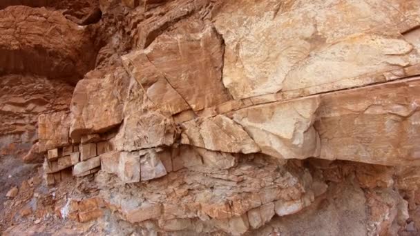 Der Golden Canyon im Death Valley Nationalpark — Stockvideo