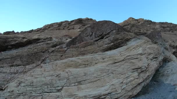 死亡谷国家公园的黄金峡谷 — 图库视频影像