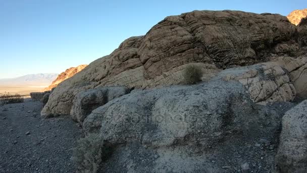 El Cañón Dorado en el Parque Nacional Death Valley — Vídeos de Stock