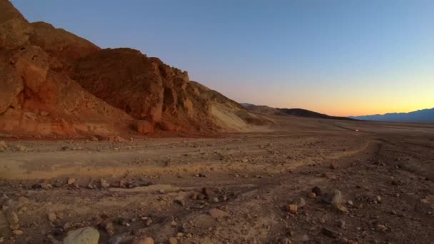 Der Golden Canyon im Death Valley Nationalpark — Stockvideo