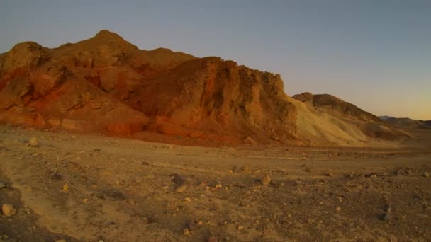 Złoty Kanion w Parku Narodowym Dolina Śmierci — Wideo stockowe