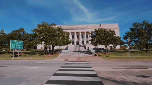 Oklahoma Igazságügyi Központ Oklahoma városban — Stock videók
