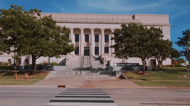 Gerechtelijk centrum in Oklahoma City — Stockvideo