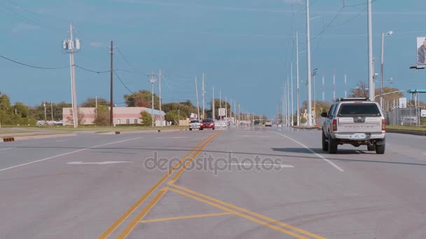 Ruta Histórica 66 vista de la calle en Tulsa Oklahoma — Vídeos de Stock