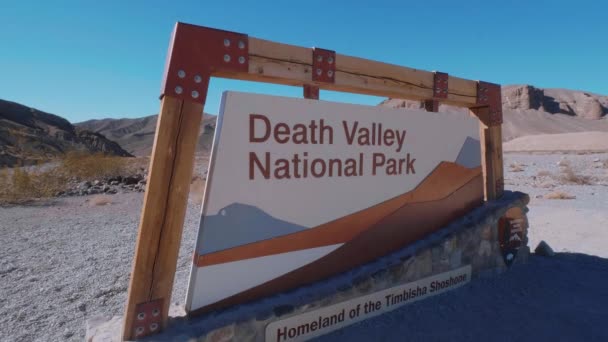 Εθνικό Πάρκο Death Valley στην Καλιφόρνια — Αρχείο Βίντεο