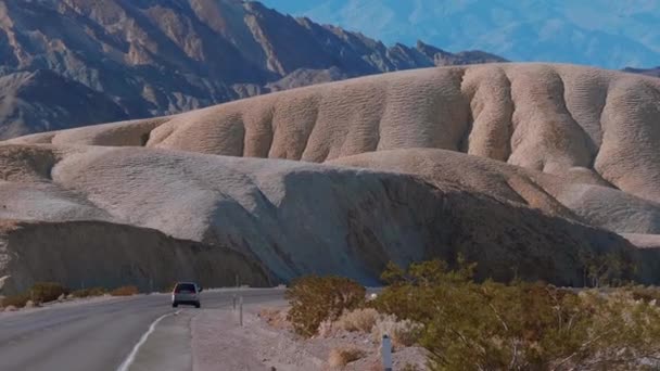 El increíble paisaje del Parque Nacional del Valle de la Muerte en California — Vídeos de Stock