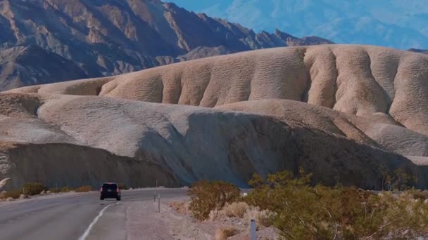 A csodálatos táj a Death Valley Nemzeti Park Kaliforniában — Stock videók