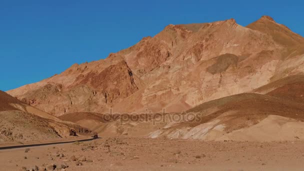 Het verbazingwekkende landschap van Death Valley National Park in Californië — Stockvideo