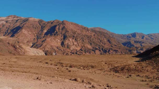 Hermoso paisaje en el Parque Nacional del Valle de la Muerte California — Vídeos de Stock