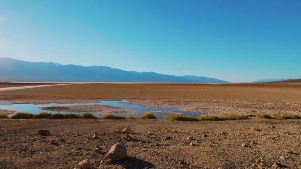 Schöne Landschaft im Death Valley Nationalpark Kalifornien — Stockvideo