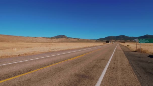 Hermosa carretera rural en Utah — Vídeo de stock