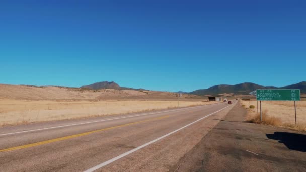 犹他州美丽的乡村道路 — 图库视频影像