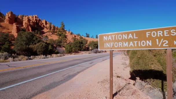 The Red Canyon in Utah — Stock Video