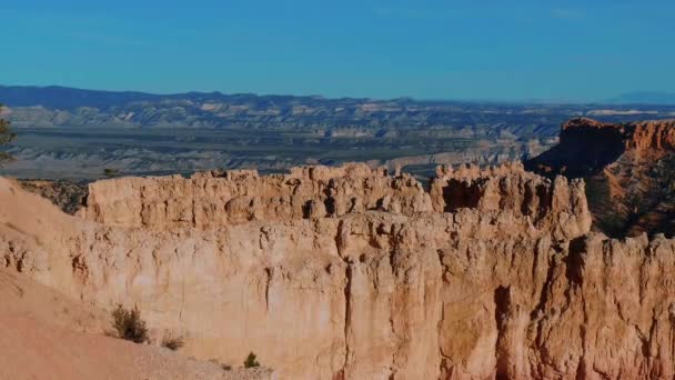 Maravilloso cañón Bryce en Utah - famoso Parque Nacional — Vídeo de stock