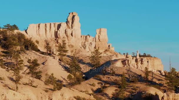 Υπέροχο Bryce Canyon στη Γιούτα - διάσημο Εθνικό Πάρκο — Αρχείο Βίντεο