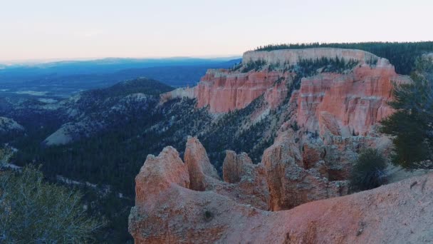 Prachtige Bryce Canyon in Utah - het beroemde National Park — Stockvideo