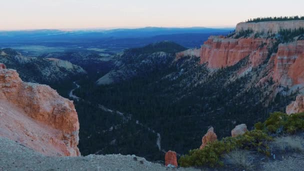 Maravilhoso Bryce Canyon em Utah - famoso Parque Nacional — Vídeo de Stock