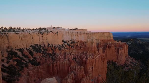 Dünyadaki en güzel yerler Bryce Canyon Ulusal Parkı Utah 'ta. — Stok video