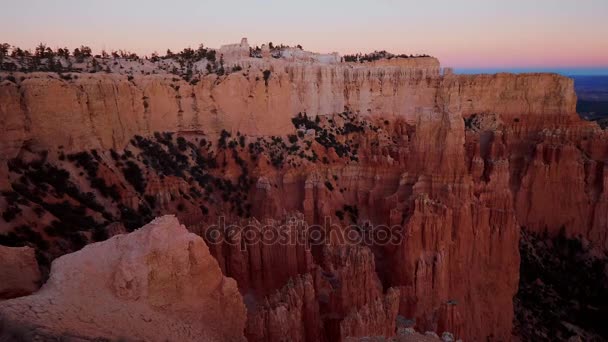 Csodálatos Bryce Canyon Utah - híres Nemzeti Park — Stock videók
