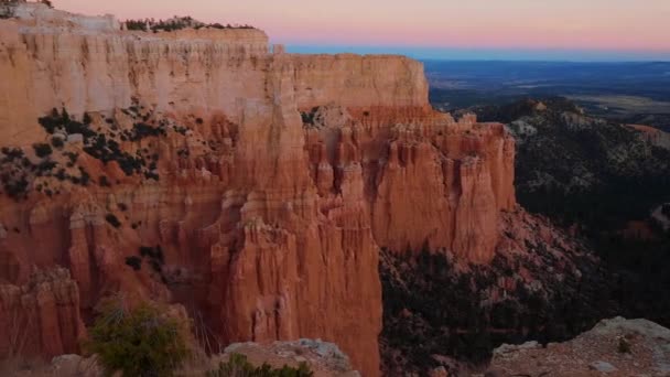 Splendido Bryce Canyon nello Utah - famoso Parco Nazionale — Video Stock