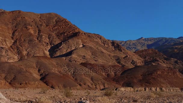Death Valley National Park - De Mozaïekkloof — Stockvideo