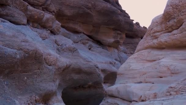 Úžasná mozaika Canyon kalifornské Death Valley National Park — Stock video