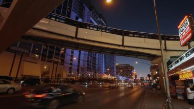 Las Vegas 'taki tren yolu LAS VEGAS-NEVADA, 11 Ekim 2017