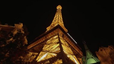 Paris Las Vegas Otel ve Kumarhanesindeki Eyfel Kulesi LAS VEGAS-NEVADA, 11 Ekim 2017