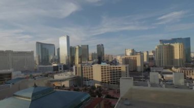 Las Vegas 'taki modern otellerin hava manzarası - LAS VEGAS-NEVADA, 11 Ekim 2017