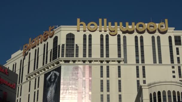 Planet Hollywood Hotel and Casino in Las Vegas - LAS VEGAS-NEVADA, OCTOBER 11, 2017 — Stock Video