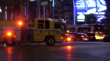 İtfaiye Las Vegas Boulevard - acil - Nevada Las Vegas, 11 Ekim 2017 görev