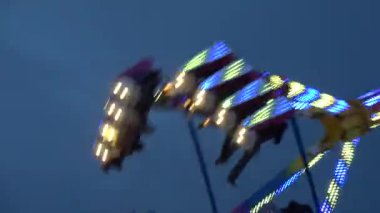 Tusla 'daki Ekim Festivali' nde eğlenceli sürüş eğlenceleri - TULSA-OKLAHOMA, 21 Ekim 2017