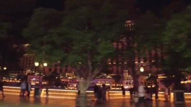 Gece Las Vegas 'ta muhteşem oteller ve kumarhaneler LAS VEGAS-NEVADA, 11 Ekim 2017