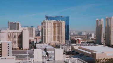 Las Vegas Strip 'in Skyline' ı - hava görüntüsü - LAS VEGAS-NEVADA, 11 Ekim 2017
