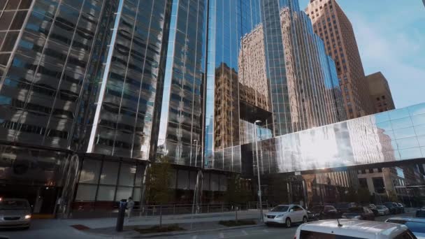 Torres de oficinas de Bank of America en Oklahoma City - OKLAHOMA CITY-OKLAHOMA, 21 de octubre de 2017 — Vídeos de Stock