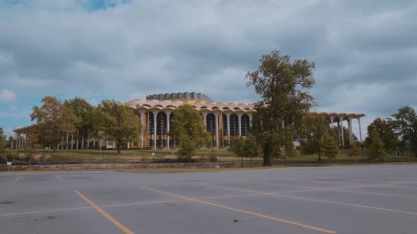 Les bâtiments de l'Université Oral Roberts en Oklahoma - TULSA-OKLAHOMA, 21 OCTOBRE 2017 — Video