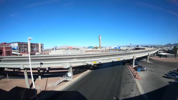 Navette Monorail Entre Les Terminaux Aéroport Las Vegas Nevada Octobre — Video