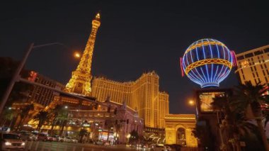 Las Vegas 'taki Paris Otel ve Eyfel Kulesi - LAS VEGAS-NEVADA, 11 Ekim 2017