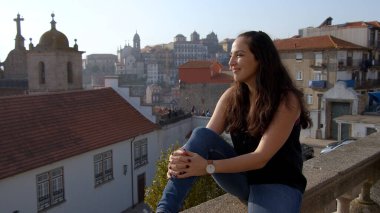 Porto 'da güzel bir gün Kuzey Portekiz' de şehir