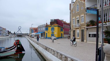 Güzel şehir Aveiro - Aveiro, Portekiz - 17 Ekim 2019