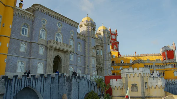 葡萄牙令人惊奇的佩纳宫 — 图库照片