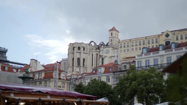 Visites guidées dans la ville historique de Lisbonne - VILLE DE LISBONNE, PORTUGAL - 15 OCTOBRE 2019 — Video