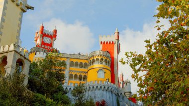 Sintra Portekiz 'deki Pena Ulusal Sarayı