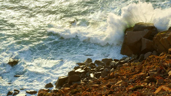 Kap Rocas Klippiga Kust Portugal Vid Atlanten Fotografi — Stockfoto