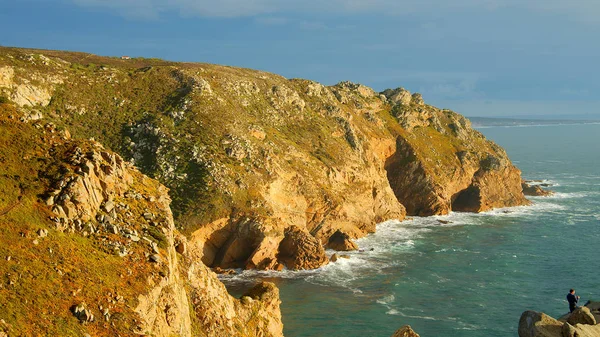 Rocky Coast Cape Roca Portugal Atlantic Ocean Travel Photography — Stock Photo, Image