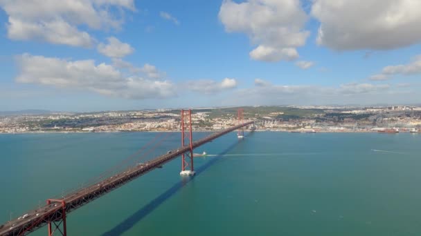 리스본의 가로지르는 포르투갈의 리스본 2019 — 비디오