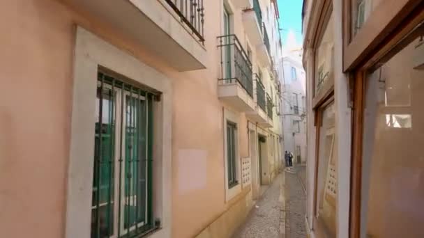 Tram Célèbre Lisbonne Lisbonne Portugal Octobre 2019 — Video