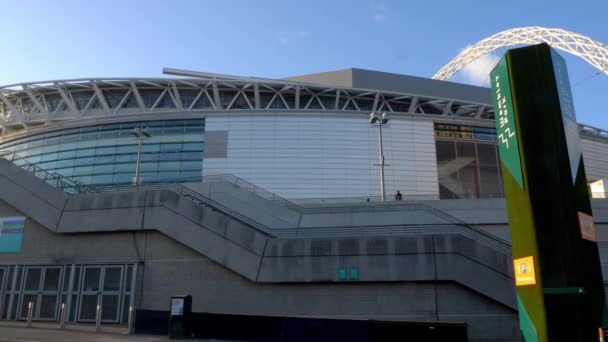 Διάσημο Στάδιο στο Wembley London - London, England - December 10, 2019 — Αρχείο Βίντεο