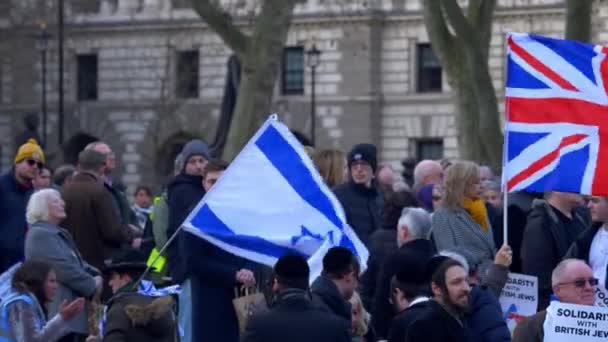 Storia degli ebrei britannici a Londra - LONDRA, INGHILTERRA - 10 DICEMBRE 2019 — Video Stock